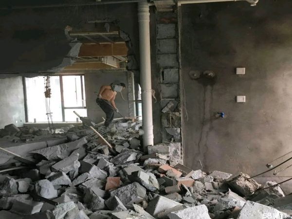 濟南廢舊小區拆除工程